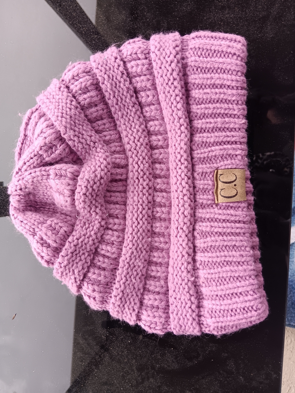 C.C Kids Lavender Knit Beanie